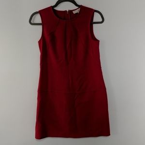 Red shift dress